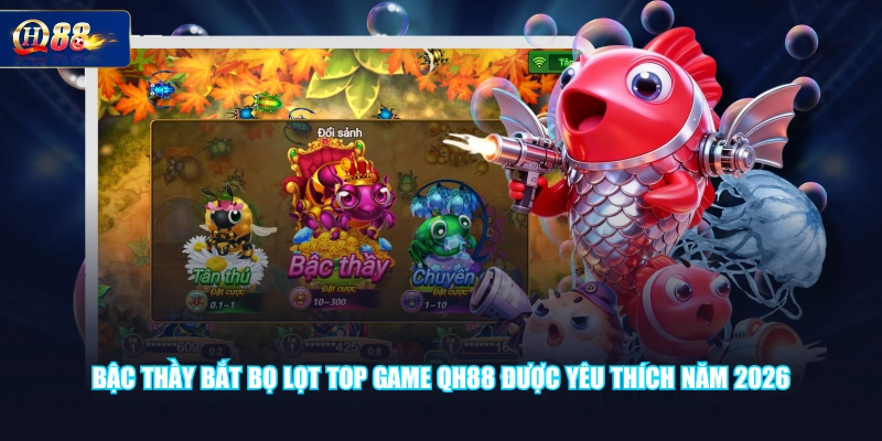 Bậc Thầy Bắt Bọ lọt top game QH88 được yêu thích năm 2026
